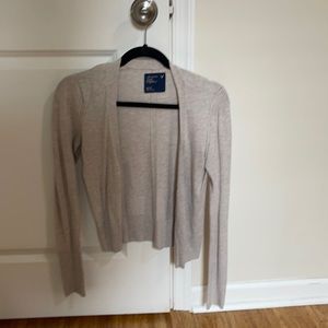 American eagle - cardigan - tan - XS